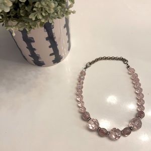 Homemade chunky flower necklace